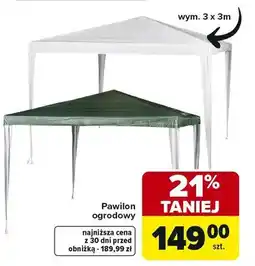 Carrefour Pawilon ogrodowy oferta