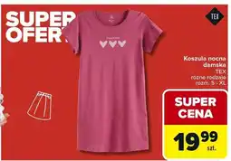 Carrefour Koszula nocna damska Tex różne rodzaje oferta
