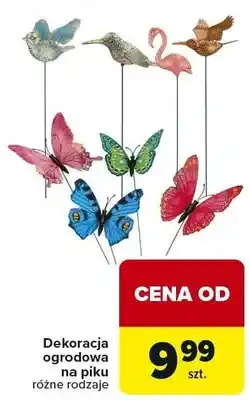 Carrefour Dekoracja ogrodowa na piku różne rodzaje oferta