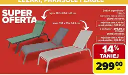 Carrefour Leżak ogrodowy Tello oferta