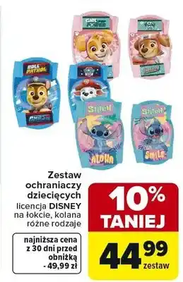 Zestaw ochroniaczy dziecięcych licencja Disney na łokcie, kolana różne rodzaje