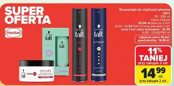 Carrefour Kosmetyki do stylizacji włosów Taft oferta