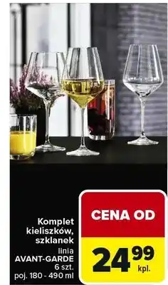 Carrefour Komplet kieliszków, szklanek linia Avant-Garde oferta