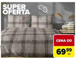 Carrefour Komplet pościeli Detexpol bawełna oferta