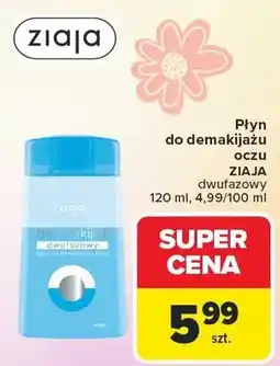 Carrefour Płyn do demakijażu oczu dwufazowy oferta
