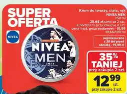 Carrefour Krem do twarzy, ciała, rąk Nivea Men oferta