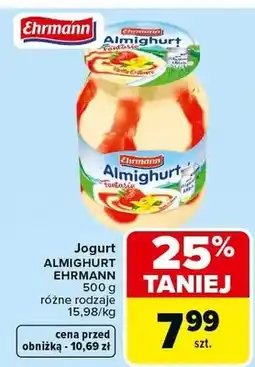 Carrefour Jogurt almighurt różne rodzaje oferta