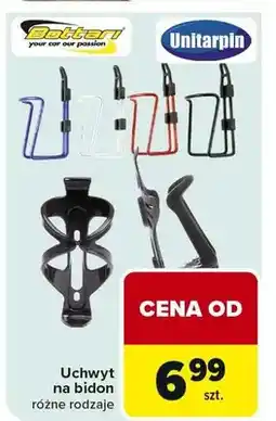 Carrefour Uchwyt na bidon różne rodzaje oferta