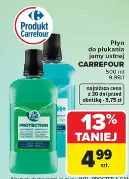 Carrefour Płyn do płukania jamy ustnej oferta