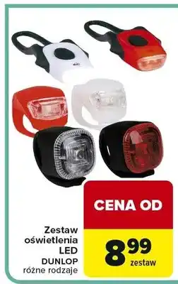Carrefour Zestaw oświetlenia LED DUNLOP różne rodzaje oferta