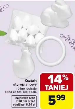 Carrefour Kształt styropianowy wielkanocny oferta