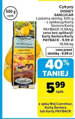 Carrefour Cytryny z jadalną skórką oferta