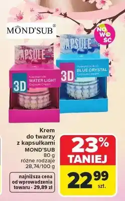 Carrefour Krem do twarzy z kapsułkami różne rodzaje oferta