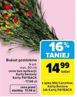 Carrefour Bukiet goździków oferta