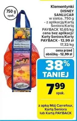 Carrefour Klementynki w siatce oferta