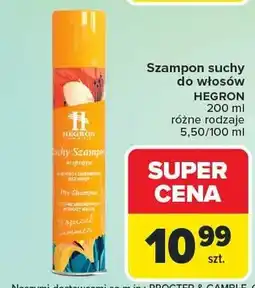 Carrefour Szampon suchy do włosów Hegron oferta