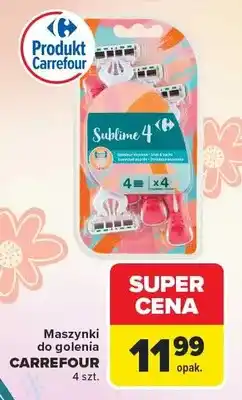 Carrefour Maszynki do golenia Carrefour 4szt oferta
