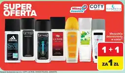 Carrefour Dezodoranty w szkle Ice Dive, Original, Wild Beat, Red Line, London, Free Spirit oferta