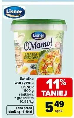 Carrefour Sałatka warzywna z jajkiem, z groszkiem oferta