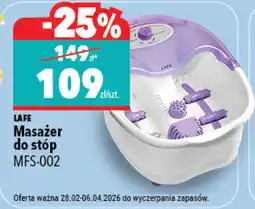 Biedronka LAFE Masażer do stóp MFS-002 oferta