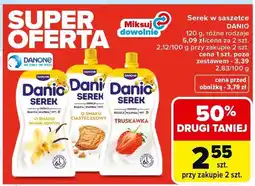 Carrefour Serek w saszetce danio różne rodzaje oferta