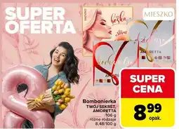 Carrefour Bombonierka Twój sekret, Amoretta oferta