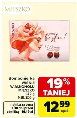 Carrefour Bombonierka w alkoholu Wiśnie oferta