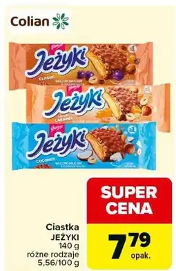 Carrefour Ciastka Jeżyki różne rodzaje oferta