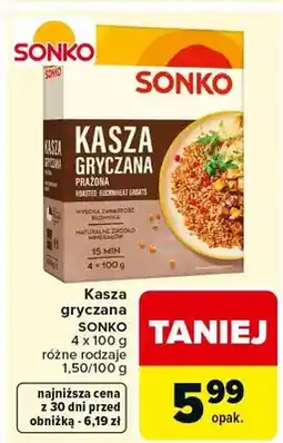 Carrefour Kasza gryczana prażona oferta
