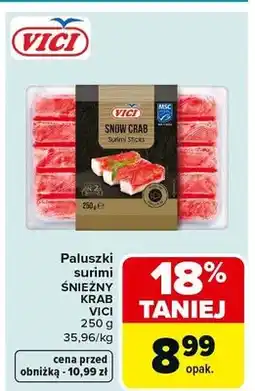 Carrefour Paluszki surimi śnieżny krab oferta