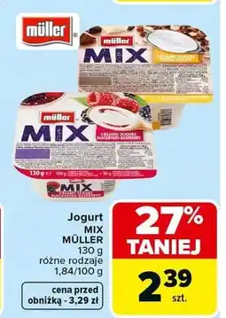 Carrefour Jogurt mix różne rodzaje oferta