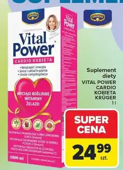 Carrefour Suplement diety Vital Power Cardio Kobieta oferta