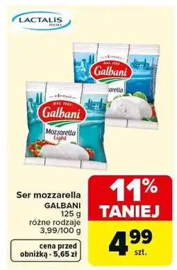 Carrefour Ser mozzarella różne rodzaje oferta