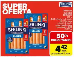 Carrefour Parówki Classic oferta