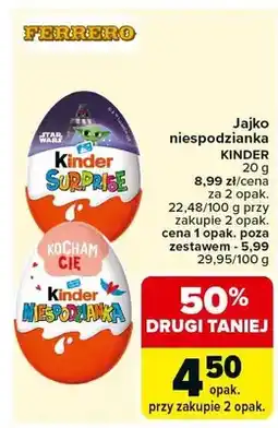 Carrefour Jajko niespodzianka oferta