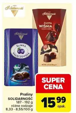 Carrefour Praliny Solidarność śliwkowe, orzechowe oferta