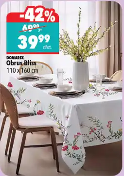 Biedronka DOMAREX Obrus Bliss oferta