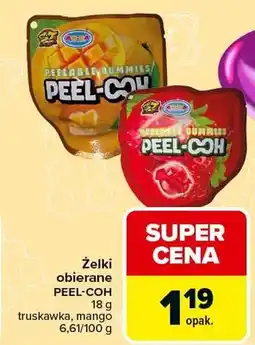 Carrefour Żelki obierane Peel-Coh (truskawka, mango) oferta