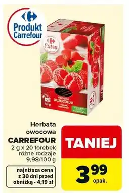 Carrefour Herbata owocowa oferta