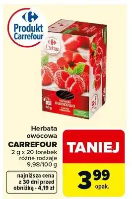 Carrefour Herbata owocowa oferta