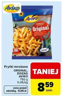 Carrefour Frytki mrożone ORGINAŁ, ZIGZAG różne rodzaje oferta