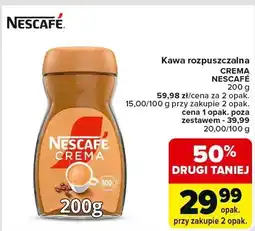 Carrefour Kawa rozpuszczalna Crema oferta