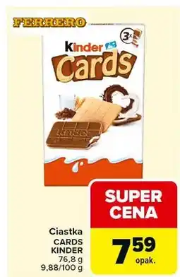 Carrefour Ciastka Cards oferta