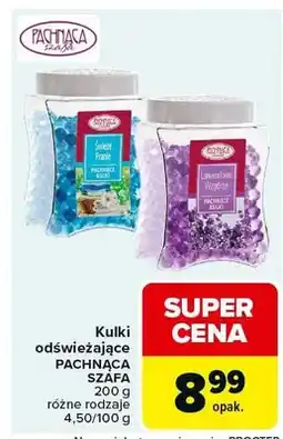 Carrefour Kulki odświeżające szafa świeże pranie oferta