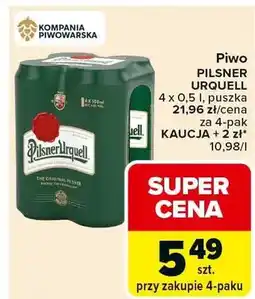 Carrefour Piwo Pilsner Urquell oferta