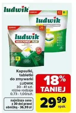 Carrefour Kapsułki, tabletki do zmywarki Maxx Power Plus oferta