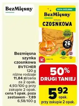 Carrefour Bezmięsna szynka czosnkowa różne rodzaje oferta