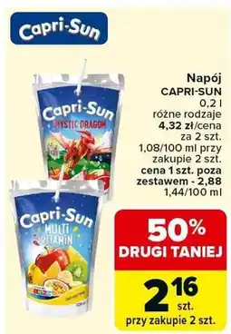 Carrefour Napój różne rodzaje oferta