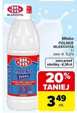 Carrefour Mleko polskie oferta