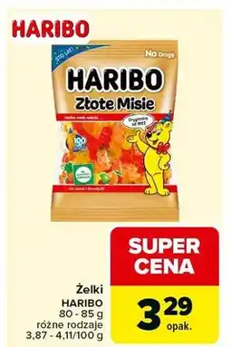 Carrefour Żelki Haribo różne rodzaje oferta